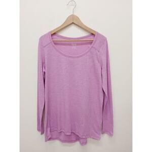 Mossimo Supply Co Thermal Long Sleeve T-Shirt Size Large Lilac